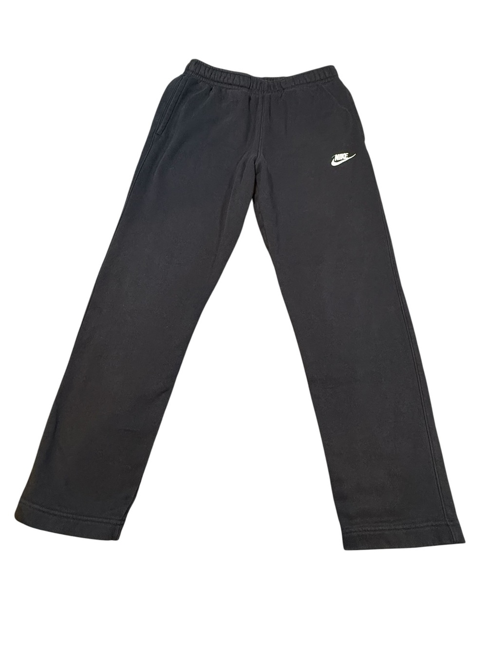 Nike Sportswear Club Fleece Open Hem Sweatpants Men’s Small Black